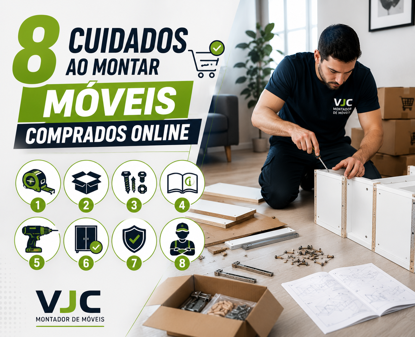 No momento, você está visualizando 8 Cuidados ao Montar Móveis Comprados Online