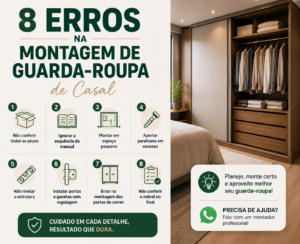 8 Erros na Montagem de Guarda-Roupa
