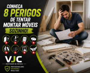 Conheça 8 perigos de tentar montar móveis sozinho!