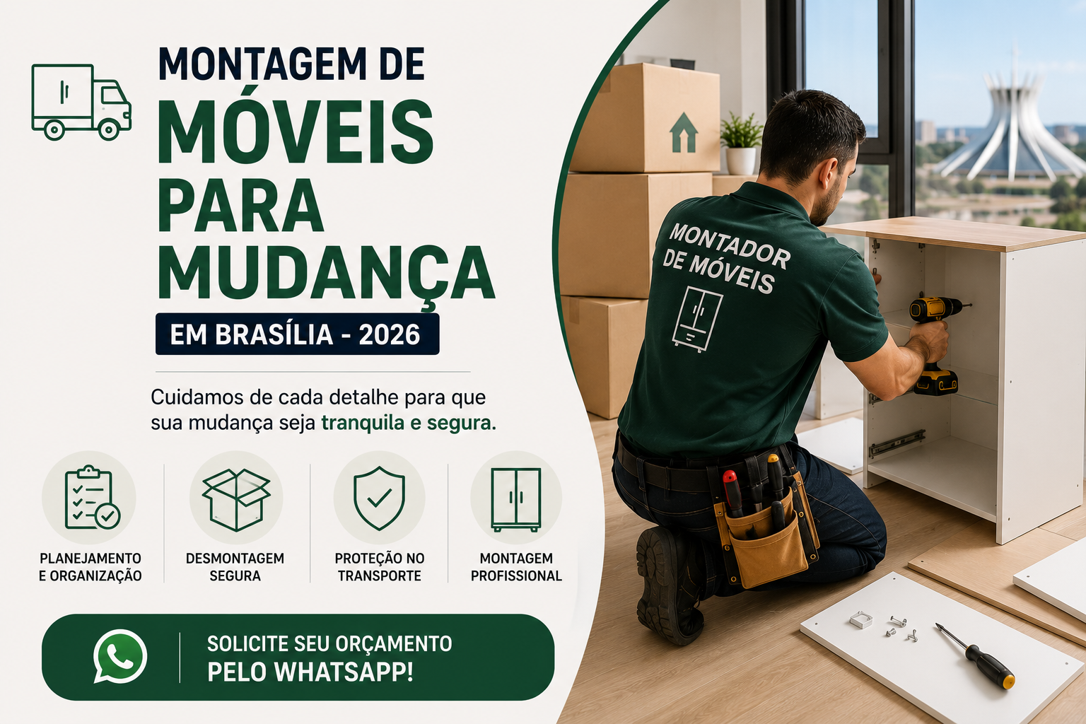 No momento, você está visualizando Montagem de Móveis para Mudança em Brasília – 2026