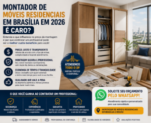 Montagem de móveis em Brasília 2026